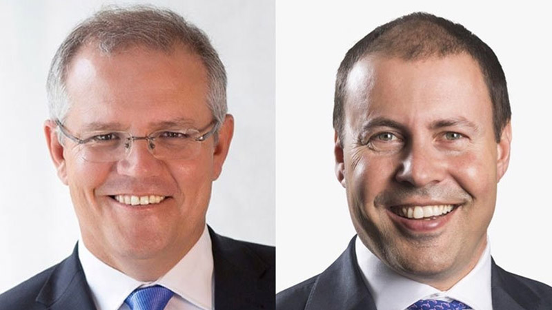 Scott Morrison and Josh Frydenberg