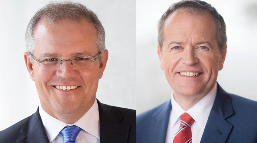 Scott Morrison and Bill Shorten