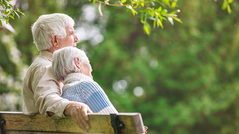 Elderly couple