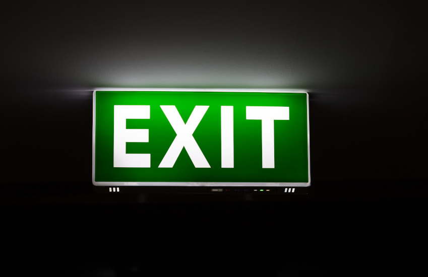 Exit signage