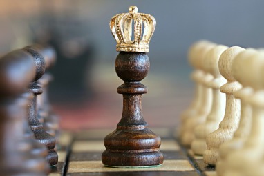 Chess piece with a crown, new role