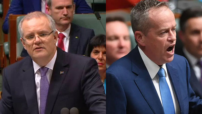 Scott Morrison and Bill Shorten