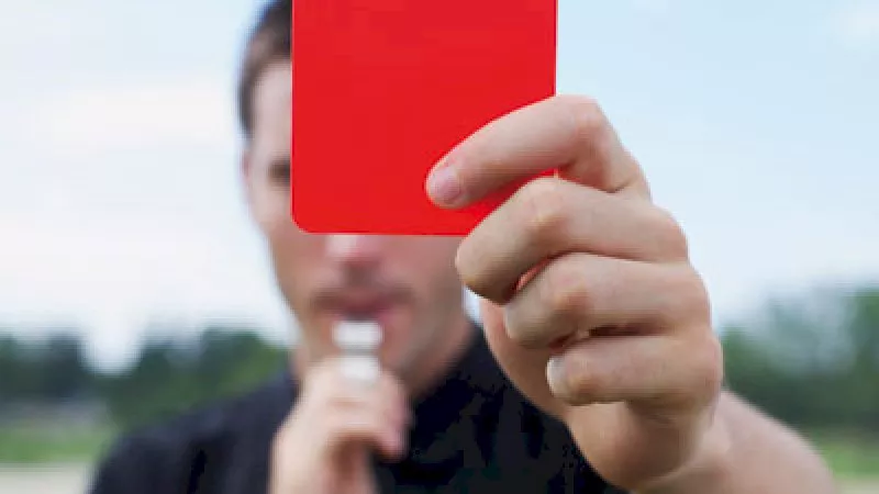 red card