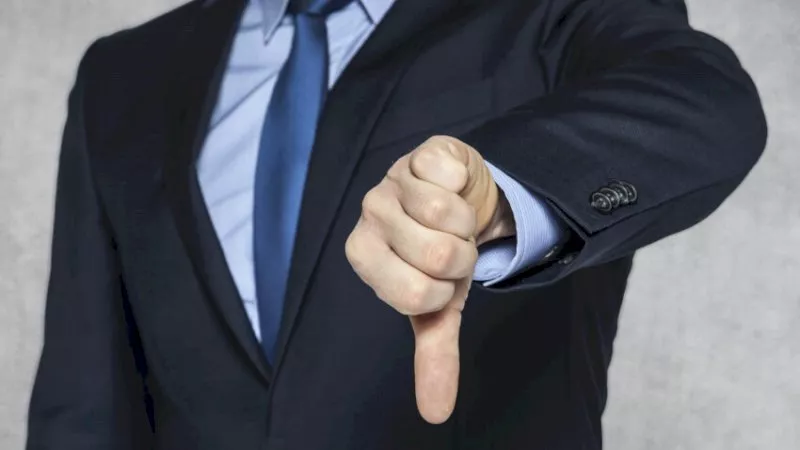 Thumbs down