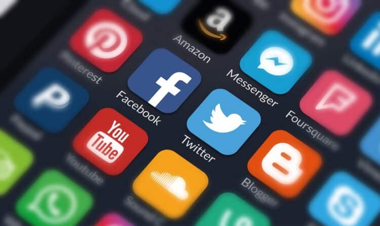 Image of social media app platforms, ASFA research