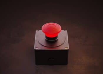 Image of big red button, super switching and younger Australians